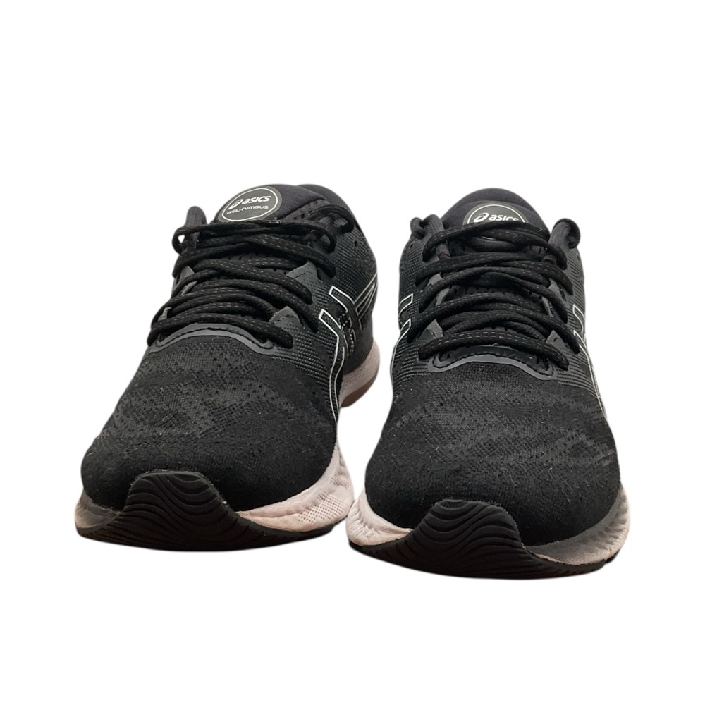 Asics Black and Tan Athletic Shoes with Streamlined‎ Design